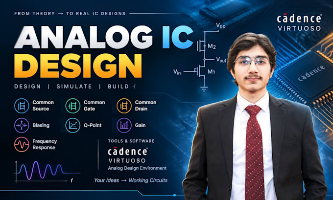 do analog ic design cmos layout and gdsii projects