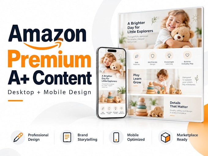 design premium amazon a plus content