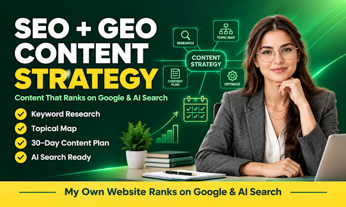 create an SEO and GEO content strategy with a topical map