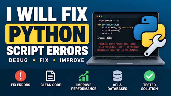 fix bugs and improve your python script