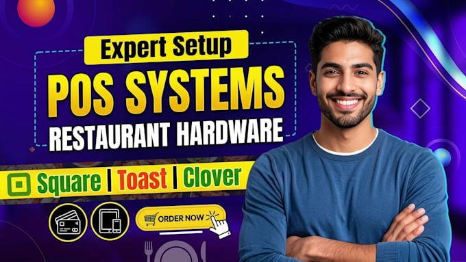 setup square toast clover restaurant pos