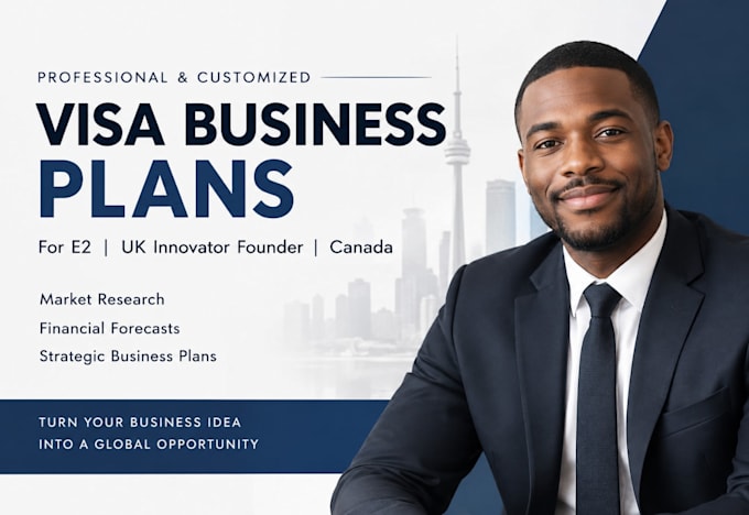 write e2 visa and UK innovator founder business plans