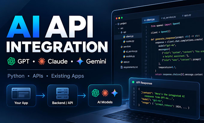 integrate openai claude and ai apis into your application