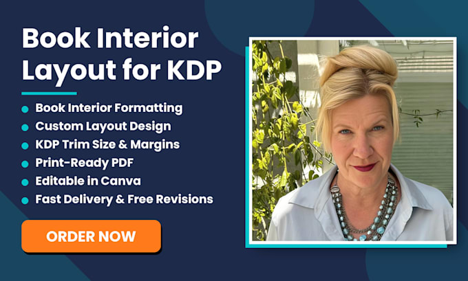 format and design your book interior layout in canva for KDP