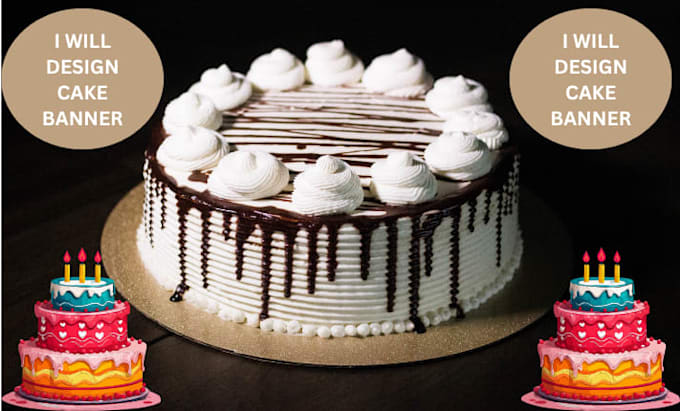 design cake banner for your business