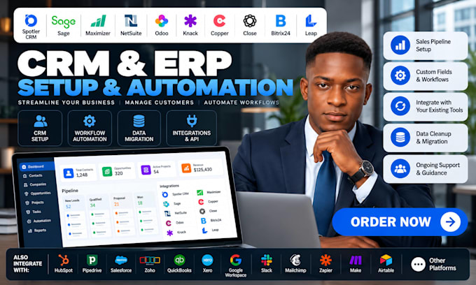 setup spotler crm sage maximizer netsuite odoo knack copper close bitrix24 leap