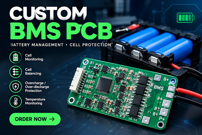 design lithium battery bms pcb and cell protection circuits