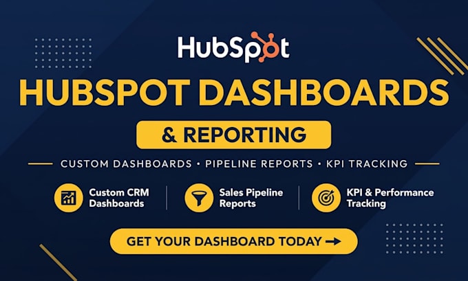 create hubspot dashboards and custom reports for sales teams