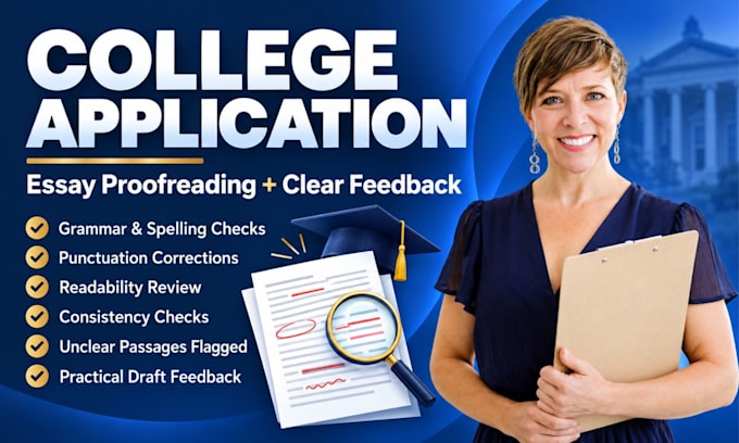 proofread college application common app personal statement supplemental essays