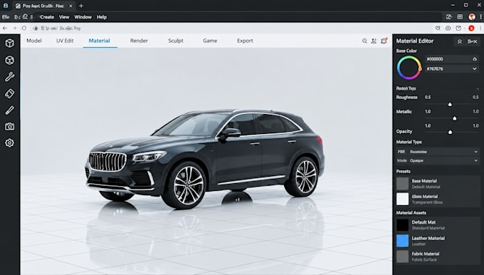 develop a custom 3d product configurator web app using three js