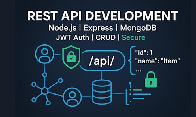 build rest API, node js backend, express js and mongodb integration