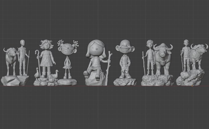 sculpt custom 3d statues and miniatures in stl format using ai