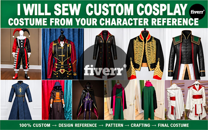 sew custom cosplay costume