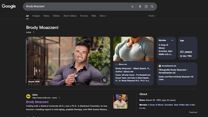 create standard google knowledge panel, knowledgepanel for any person or brand