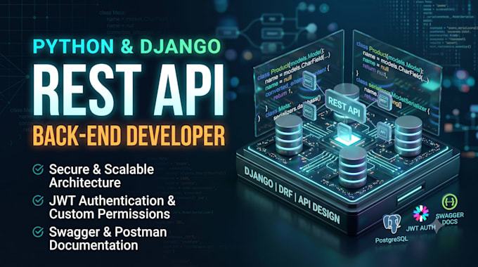 build secure rest API using python and django