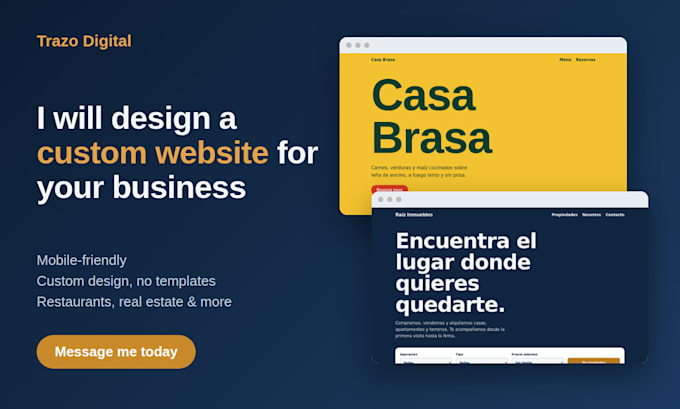 desing modern websites for you