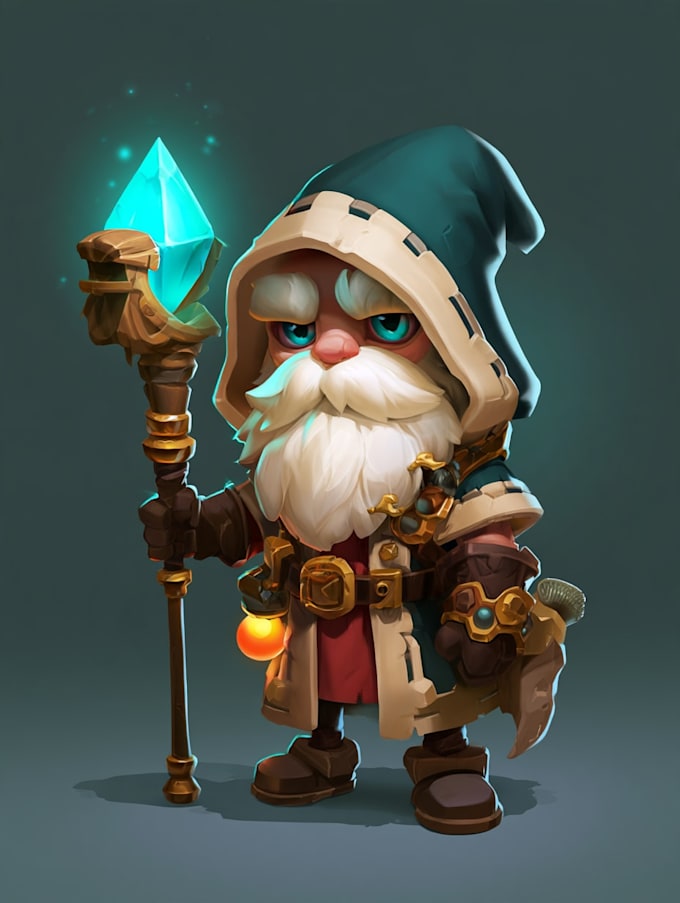 design 2d character or 2d game character