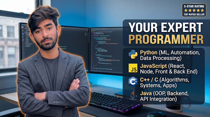 be your expert python, java, c, cpp and javascript programmer