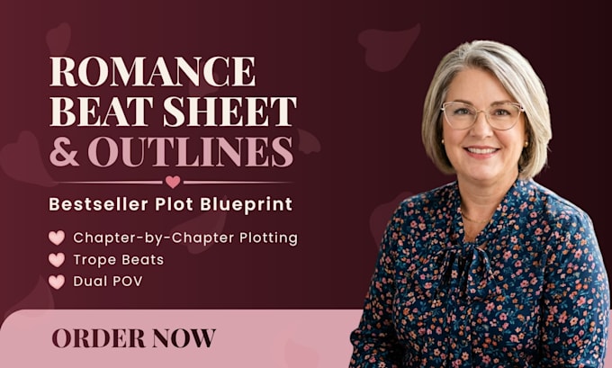 write a romance plot outline and beat sheet for your novel