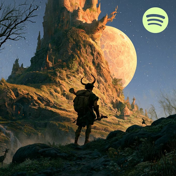 design custom cinematic spotify cover art