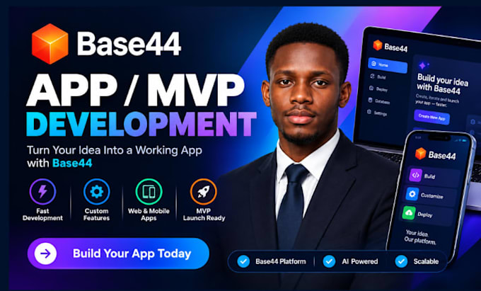 build base44 app base44 mvp base44 web app base44 developer base44 expert ai app