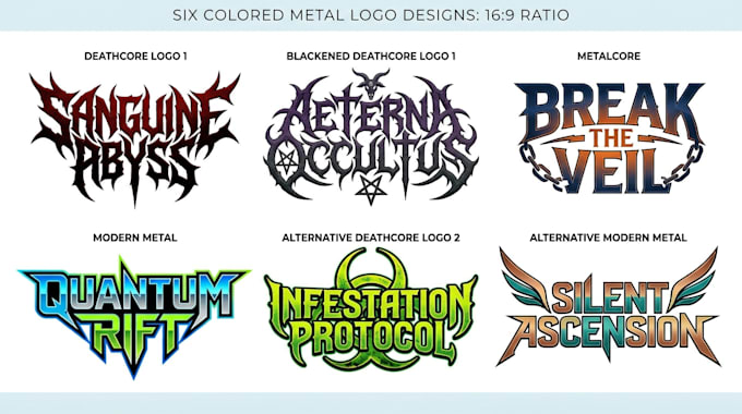 do deathcore, blackened deathcore, metalcone metal logo