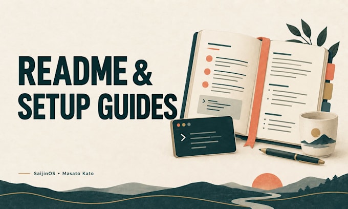write a clear readme and setup guide for your project