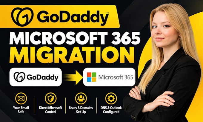 migrate godaddy microsoft 365, office to microsoft 365