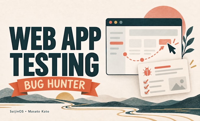 test your web app and report clear reproducible bugs