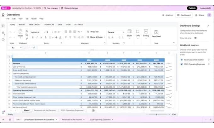 create custom budget spreadsheet