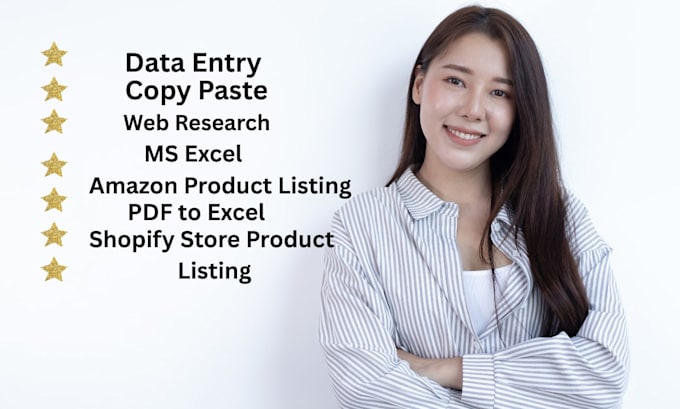 be your virtual assistant for data entry and copy paste work and web research