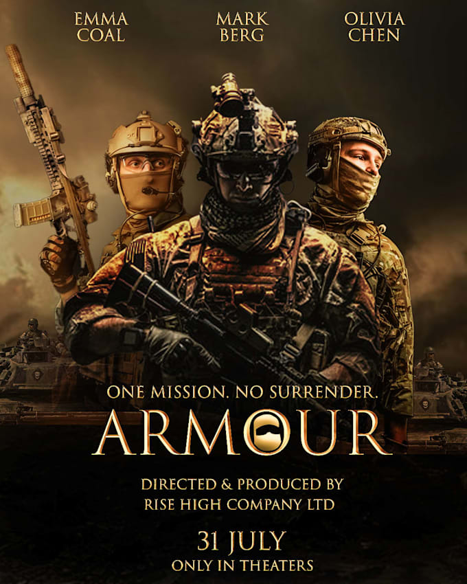 create movies poster design