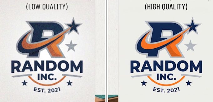 convert low resolution logo to high quality vector in 24 hours