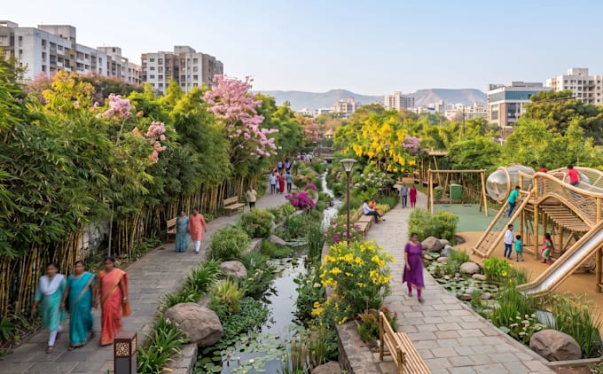 do landscape design in any architecture or urban scale project
