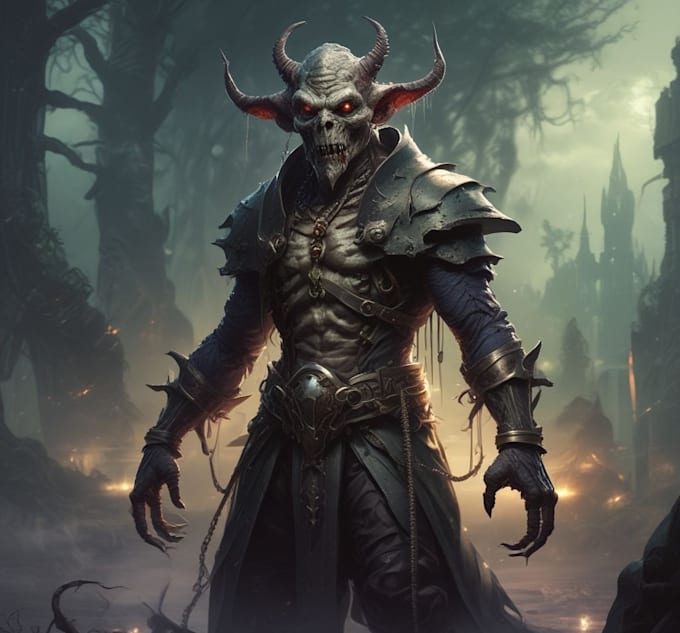 fantasy horror and fantasy horror character