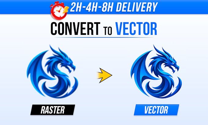 vector tracing, convert logo to vector quickly
