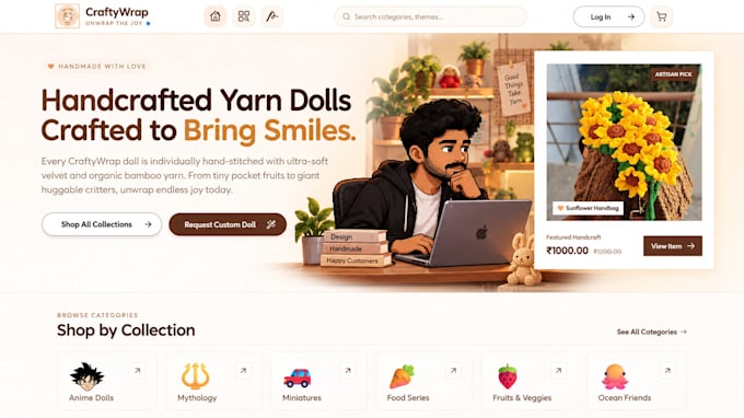 develop a custom full stack website with react, node and mongodb