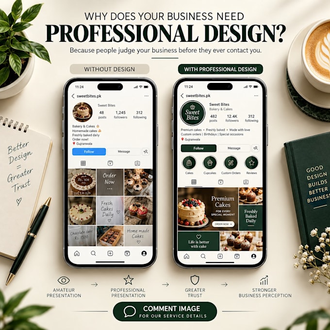 professional social media post design for businesse