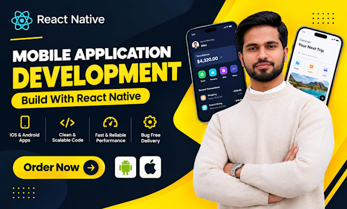 develop a cross platform app using react native