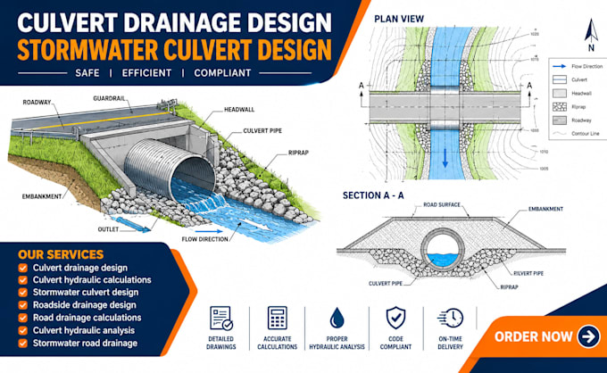 culvert drainage design stormwater culvert design, road drainage