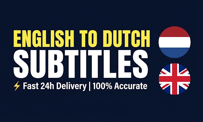 translate and subtitle your video into dutch