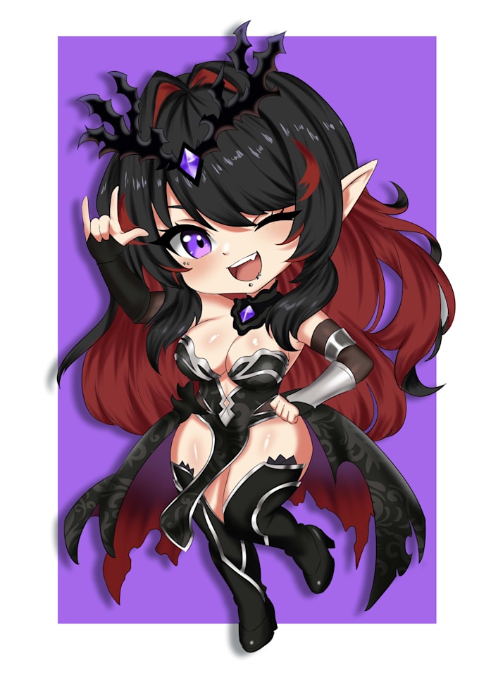 create custom chibi pfp illustration