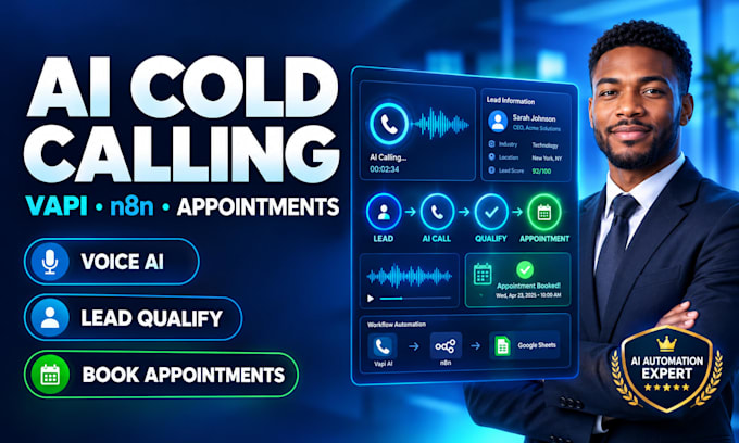 automate ai cold calling with vapi n8n google sheets and appointment booking