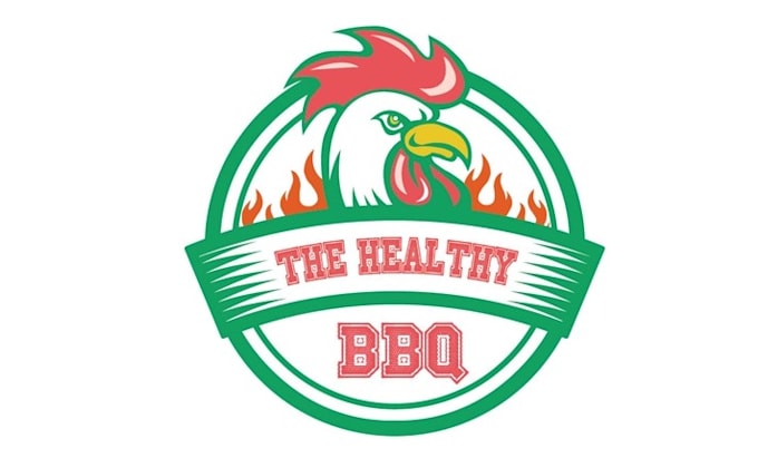 design custom classic BBQ chicken logo