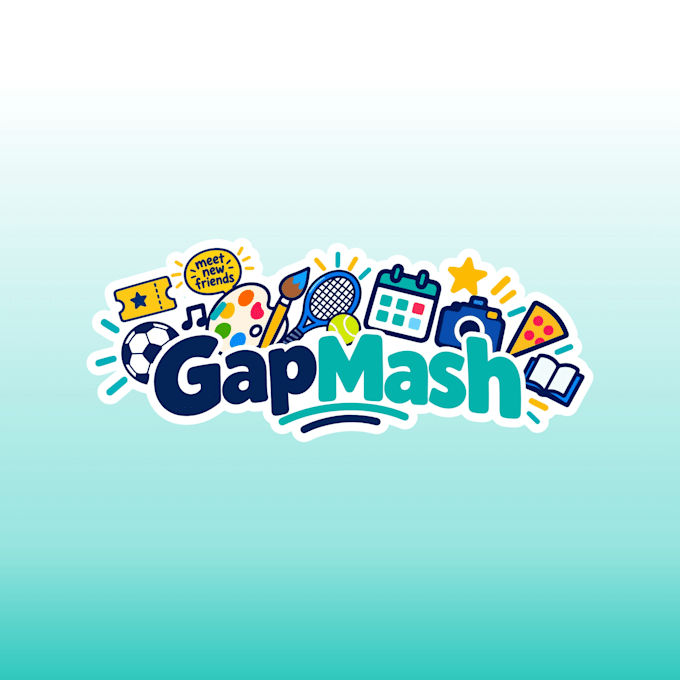 do creative university social app logo design