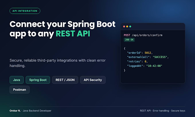 integrate third party apis in spring boot