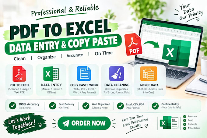 do excel data entry google sheets and data typing accurately