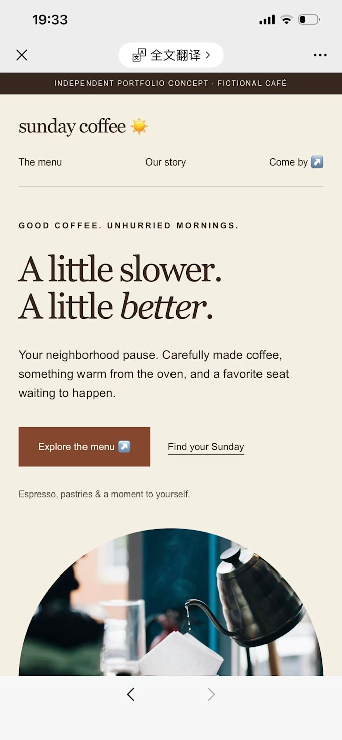 create a simple clean responsive website
