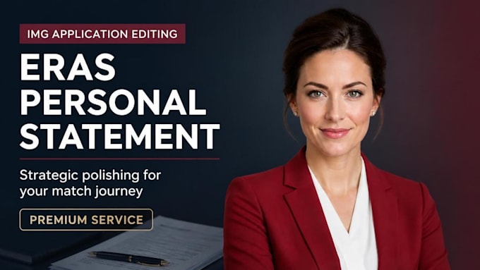 edit your eras personal statement for img residency applications within 24 hours