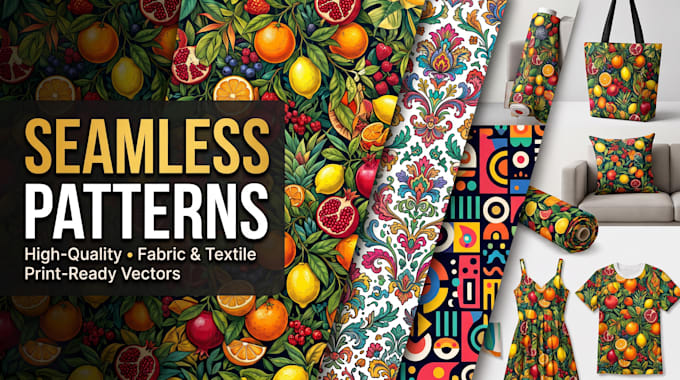 design modern seamless pattern for fabric and textile